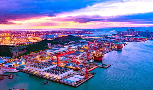 Qingdao emerges as hub for high-tech shipbuilding