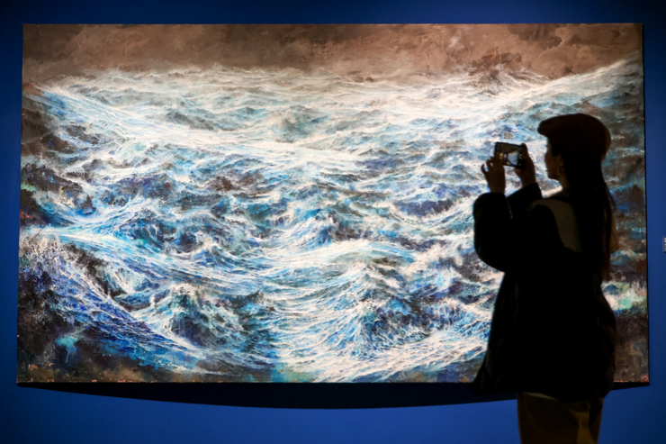 Italian art exhibition traces avant-garde painting since the 1960s