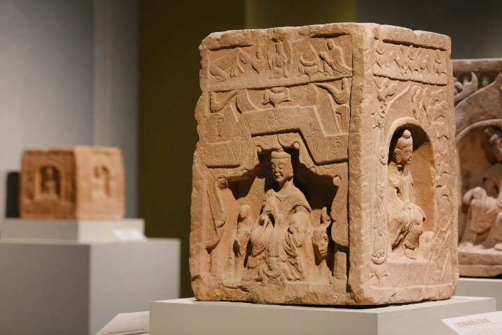 A visual feast of Nannieshui stone carvings unfolds in Taiyuan