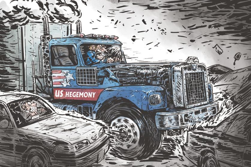 Cartoon: US hegemony