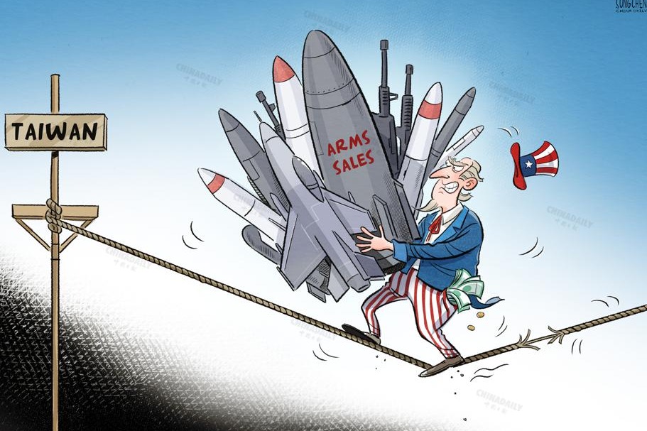 US walking a tight rope with arms sales to Taiwan