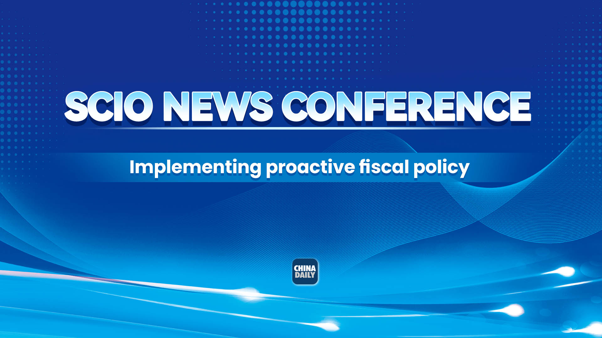 Live: SCIO briefing on implementing proactive fiscal policy
