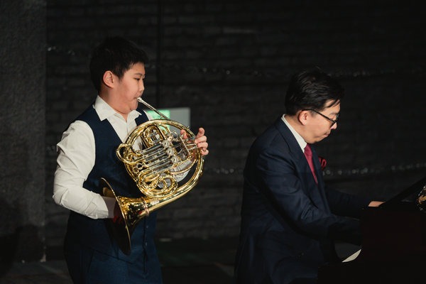Young brass musicians shine at Beijing master class