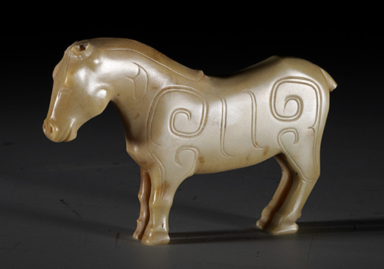 A jade horse that has been 'thinking' for 3,000 years