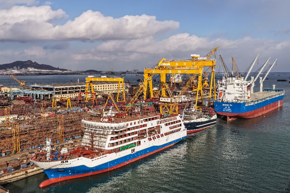 China underlines role as world's premier shipbuilder