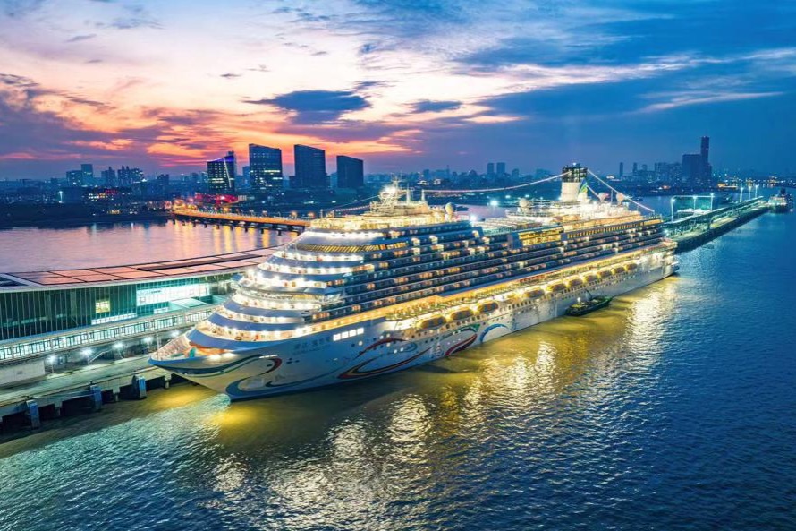 China's first domestically built cruise ship welcomes its 1 millionth guest