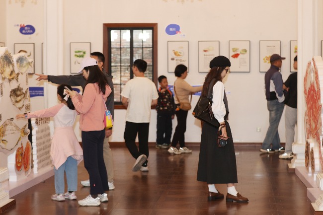 Exhibition highlights Chinese and French artists' views on Zhanjiang