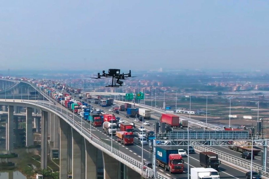 Drone network speeds accident response on Guangdong expressways