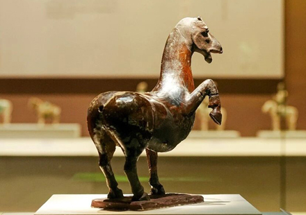 Appreciating equine artifacts at Shanxi Museum