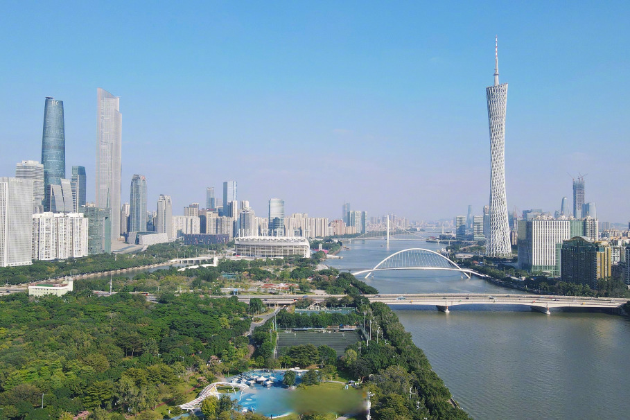 Guangzhou sees record amount of foreign trade