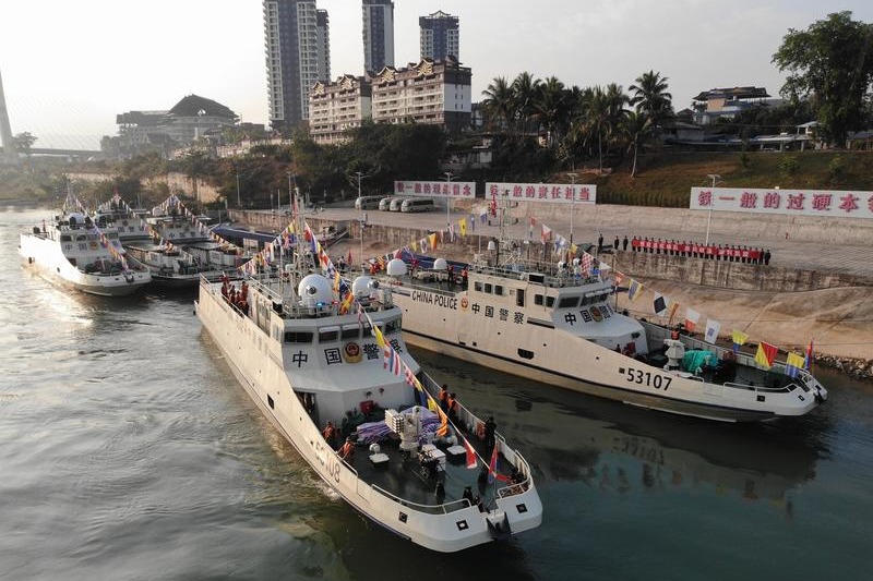 162nd joint patrol of Mekong River begins