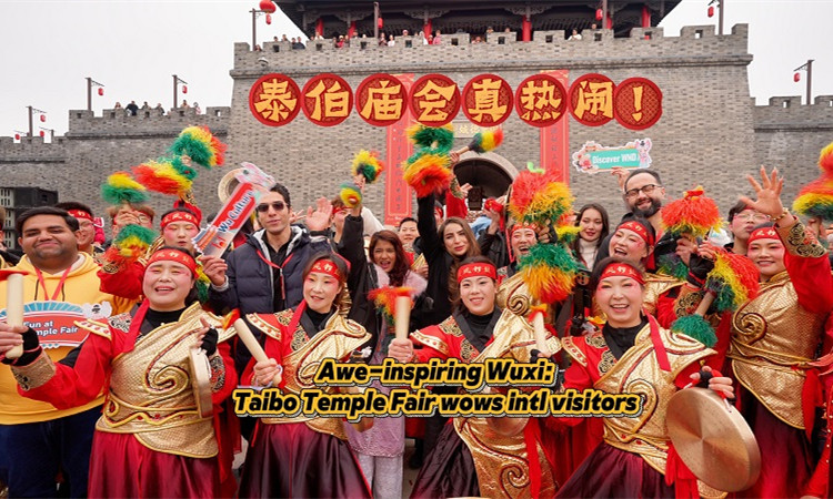 Awe-inspiring Wuxi: Taibo Temple Fair wows intl visitors 
