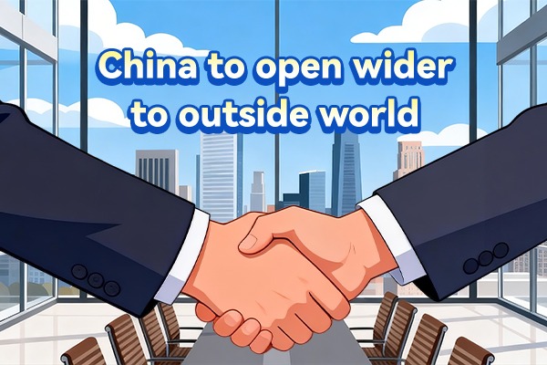 China to open wider to outside world