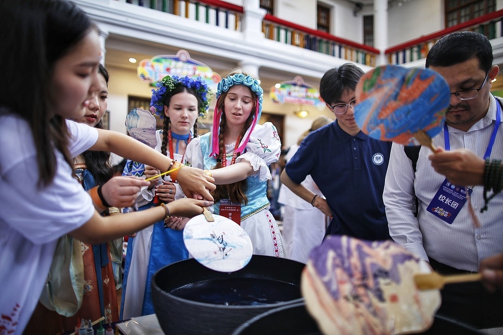 Civilizations learn through exchanges