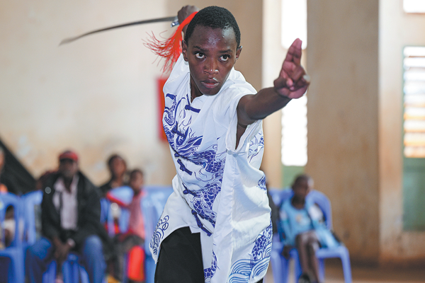 Chinese martial arts take root among Kenyan youths