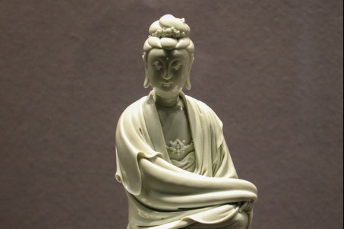 Muted wares temper the emperor's lavish image