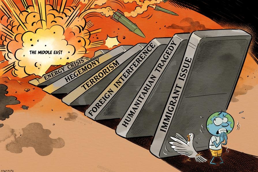 Middle East turmoil triggers global chain reaction