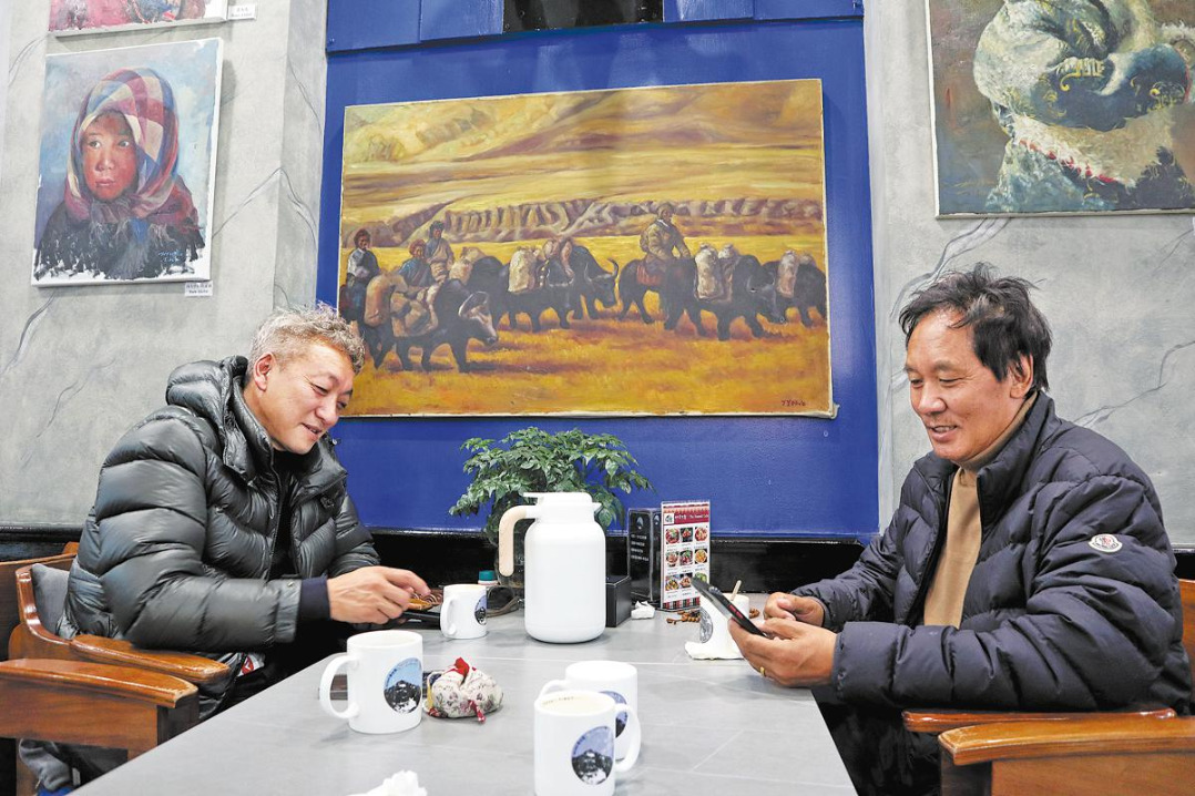 US investor finds home in Lhasa's coffee scene