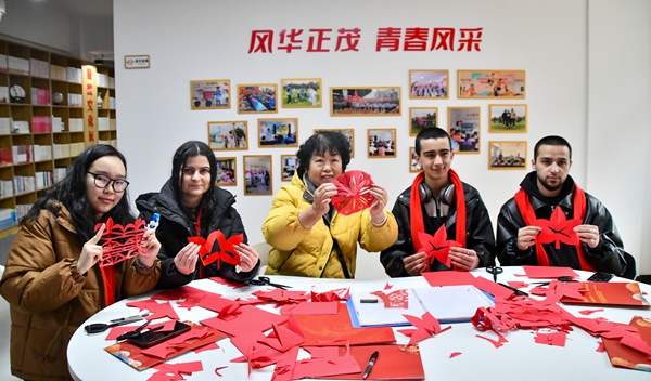 International students experience traditional New Year customs