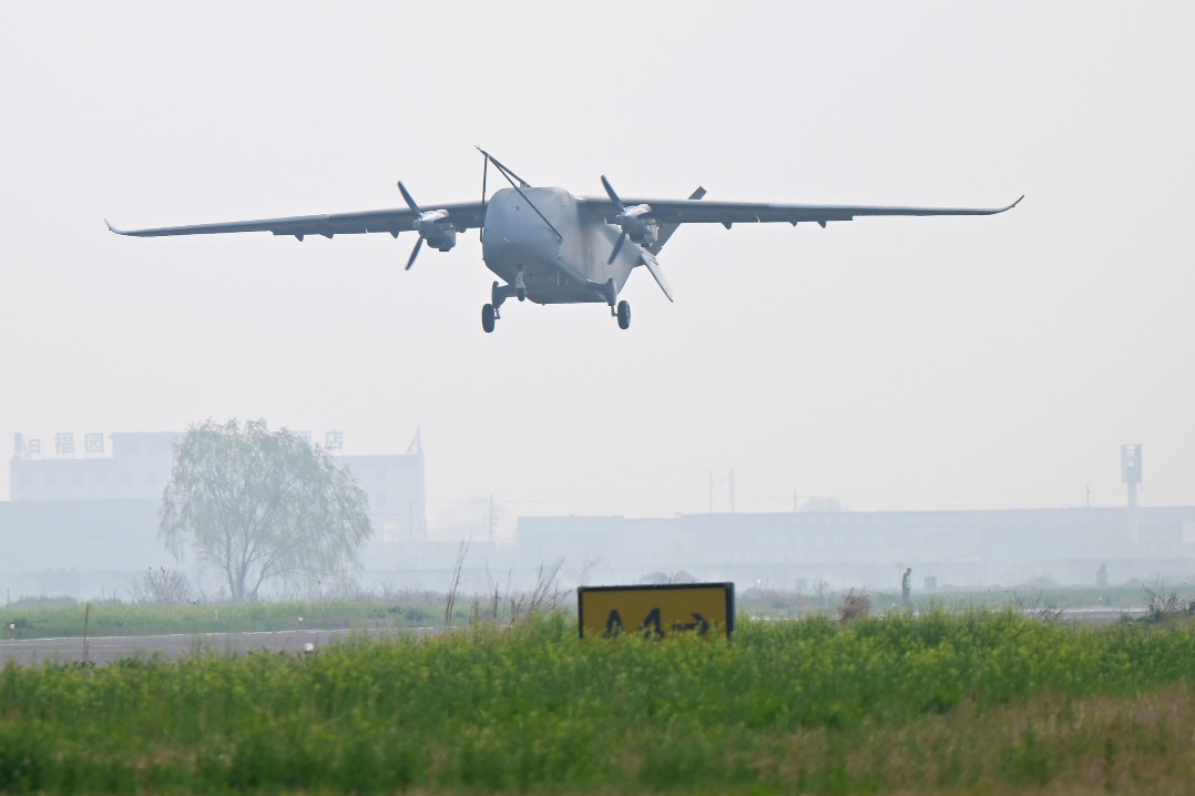 World's most powerful cargo drone makes debut flight in Zhengzhou