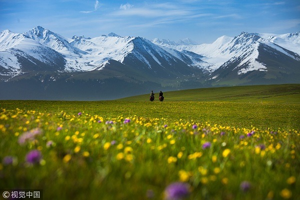 Kalajun Grassland, Ili Kazak autonomous prefecture