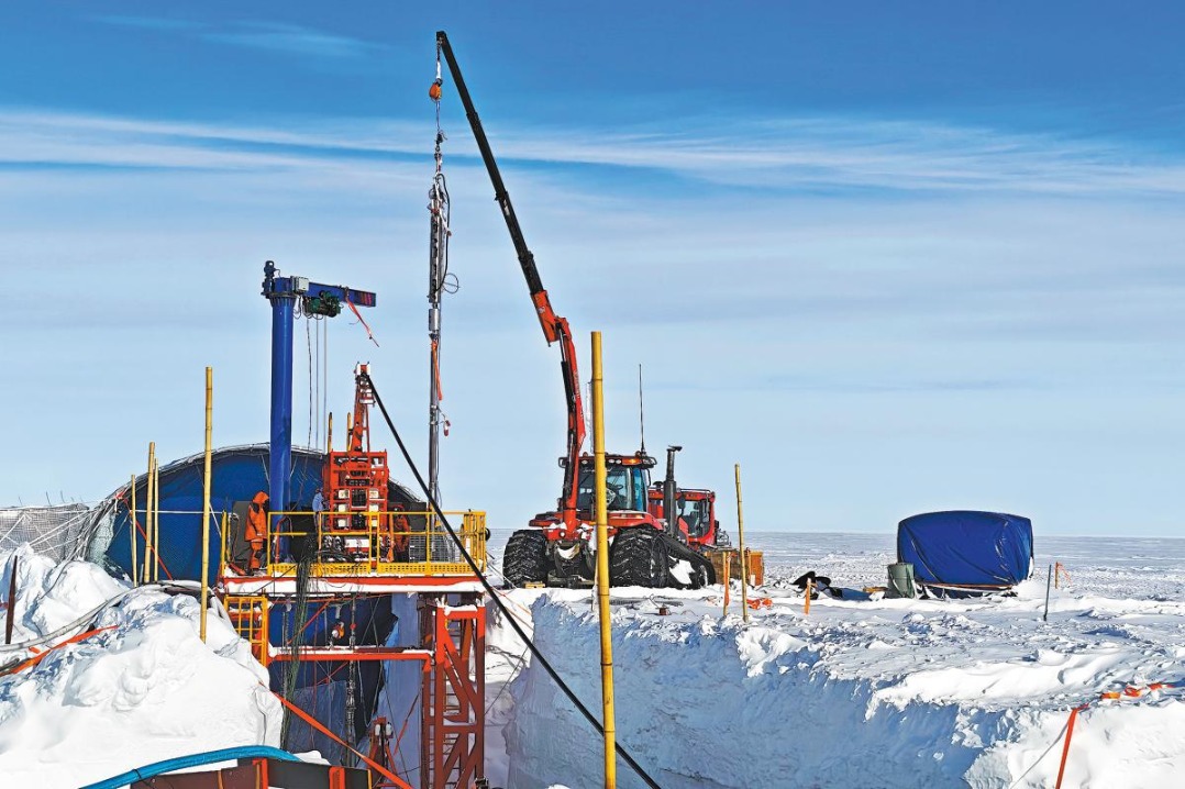 China sets record in Antarctic drilling