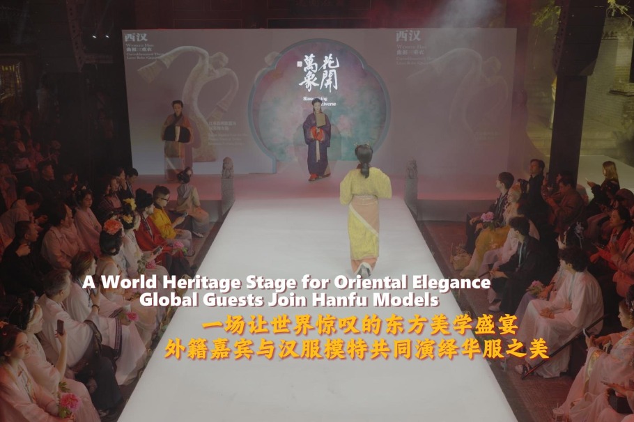 Luoyang charms international visitors with Hanfu salon