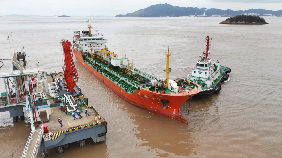 First domestic biofuel oil blending pilot launched in Zhoushan