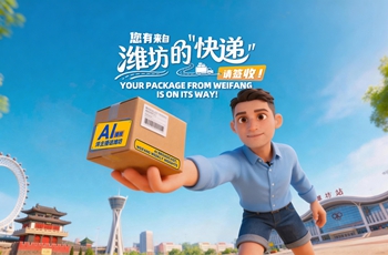 Hi! Your package from Weifang, China is on its way