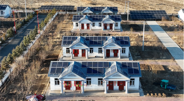 Solar power lights up golden years for 203 seniors in Chifeng's village   