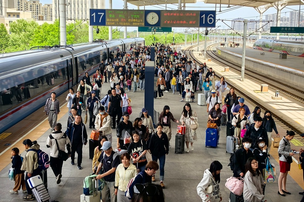 Rail services expanded to meet May Day holiday travel surge