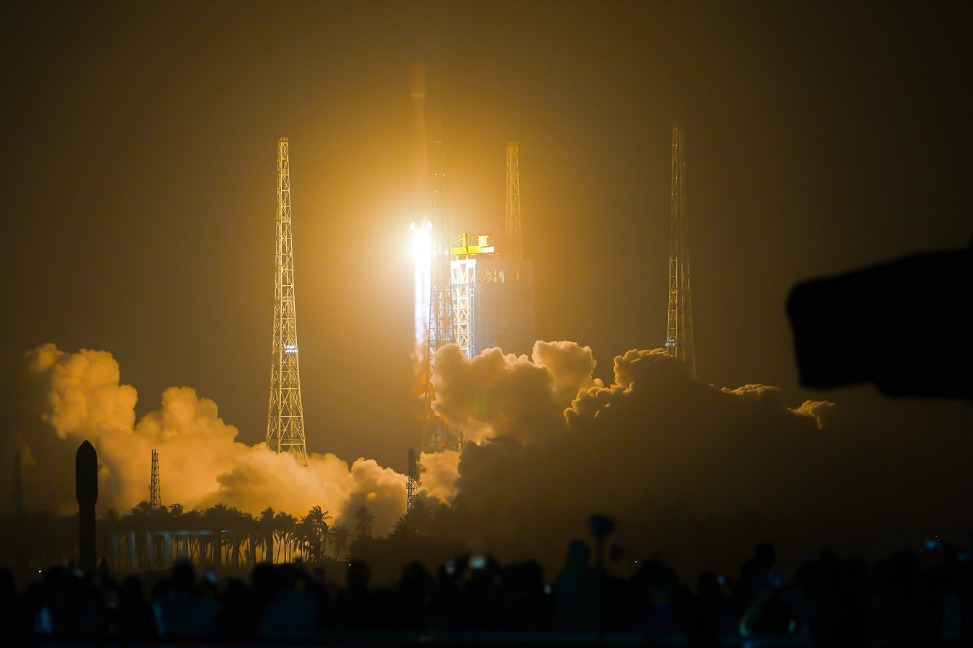 China's Long March 8 rocket launches new internet satellites