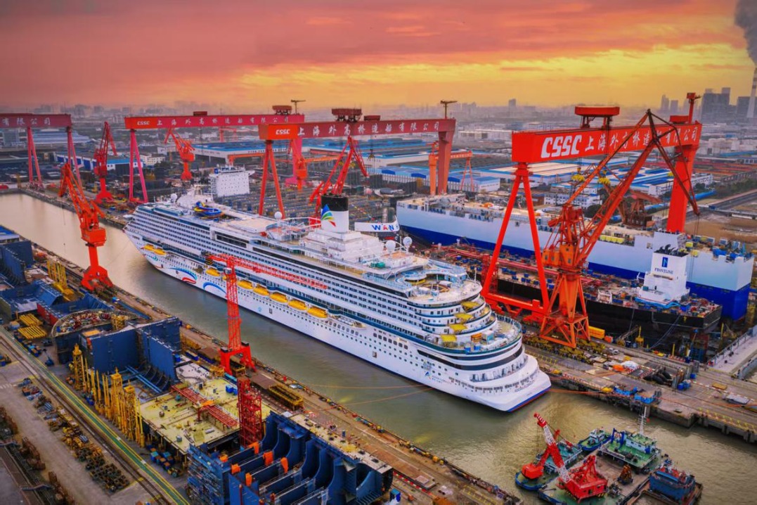 China set to deliver 2nd homegrown cruise ship in November