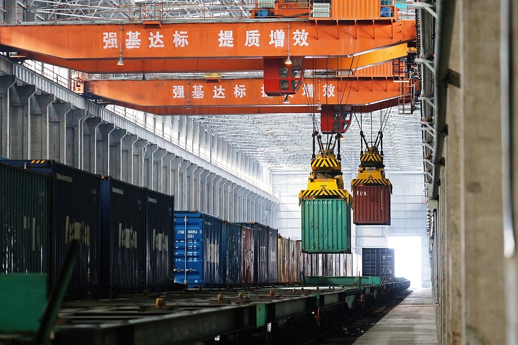 China's western rail gateway speeds freight links to Europe, Central Asia