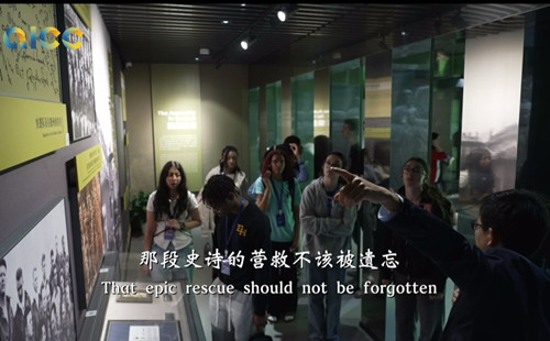 US students visit Memorial Hall to Doolittle Raid in Quzhou