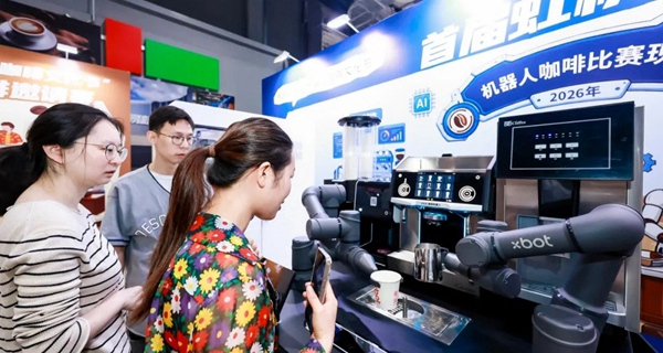 Robots challenge baristas in Shanghai's coffee showdown