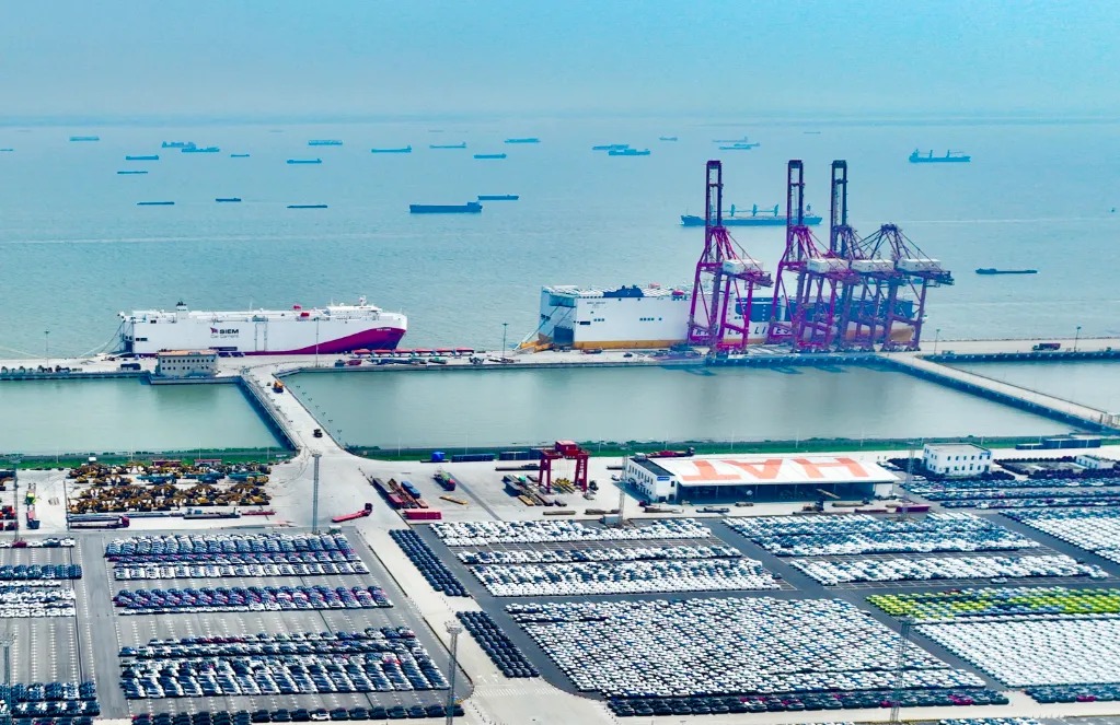 Taicang Port emerges as key gateway for China's booming auto exports