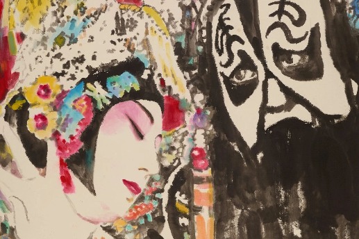 Wang Xijing's art exhibition on view in Beijing