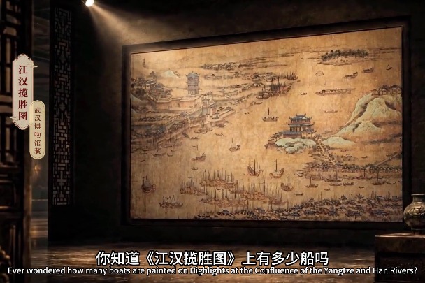 Exploring merchant boats depicted in Wuhan Museum's ancient painting