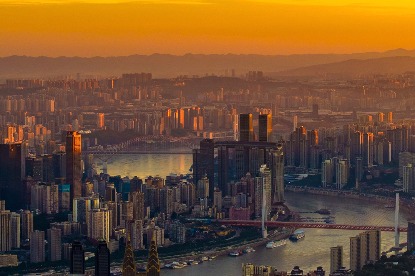 Sunrise in Chongqing