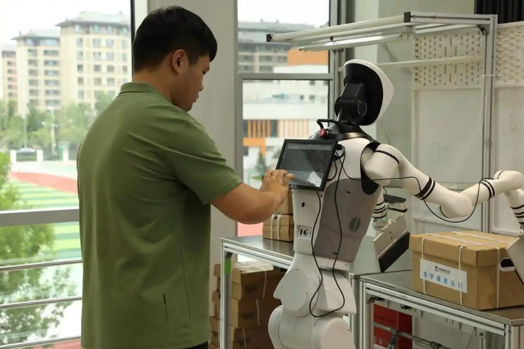 Robots undergoing training in diverse range of fields
