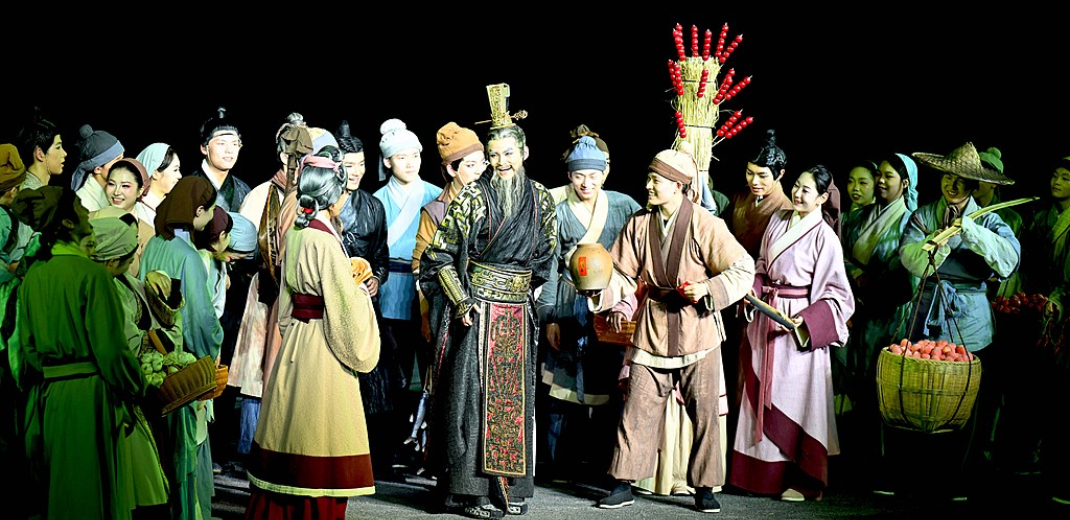 Epic outdoor spectacle 'Cao Cao' premieres in Anhui