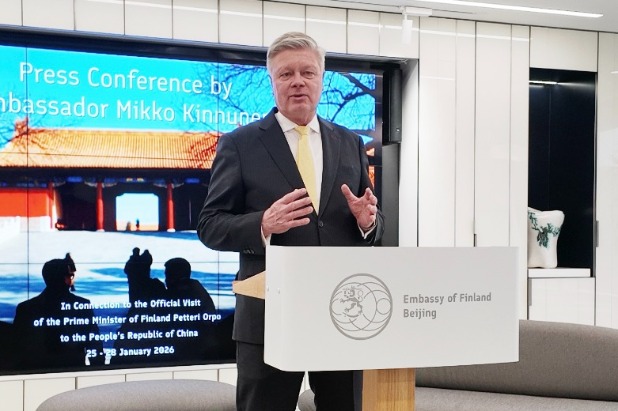 Finland ambassador: Finnish firms eye China's booming e-commerce market
