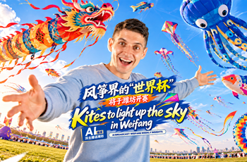 Kites to light up the sky in Weifang 