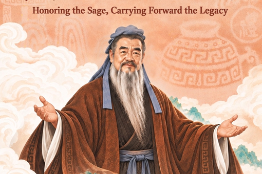 Honoring the 2,577th anniversary of Confucius' birth