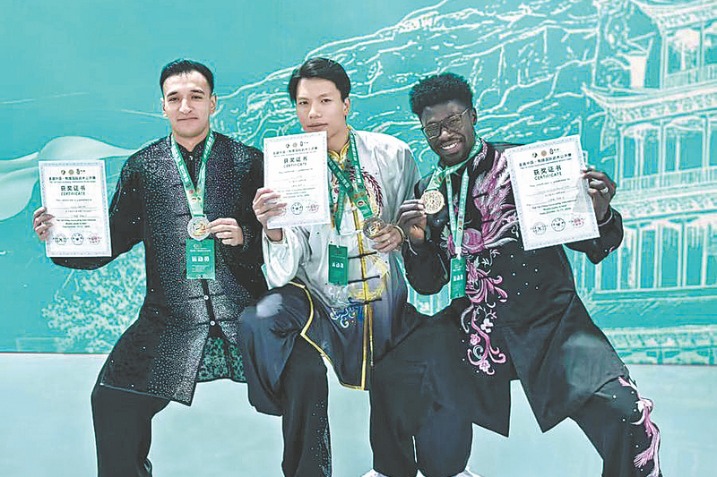 Young foreigners get their kicks in Gansu